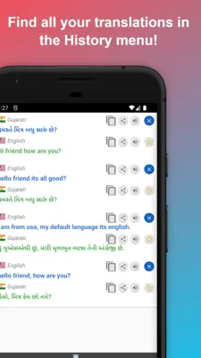 English to Gujarati Translator android App screenshot 4